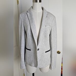 Tommy Hilfiger Light Women’s Gray Sport Coat One Button Blazer Size 8
